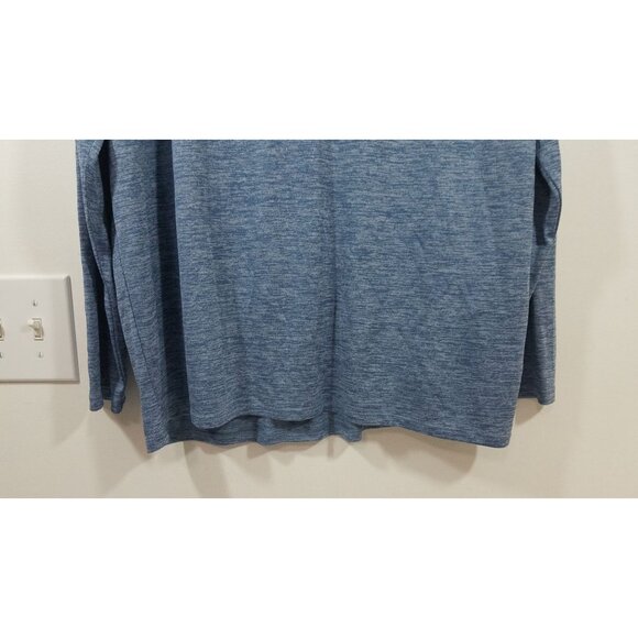 Under Armour Mens 2XL Blue Quarter-Zip Golf Pullover HeatGear Performance Top - Picture 8 of 9